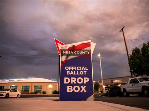 ballot drop box grand junction|mesa county Colorado voting results.